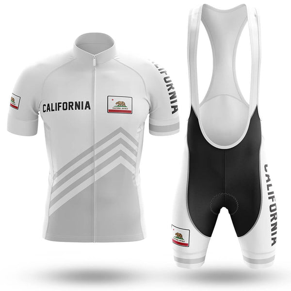 California Men's Cycling Jersey Set, Road Bike Cycling Kit for Men, Biking Outfit, Bicycle Suit, Team Racing Uniform