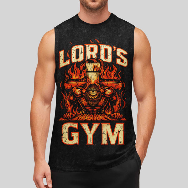 Lord's Gym Men's Gym Tank Top, Workout Tank, Oversized Tank