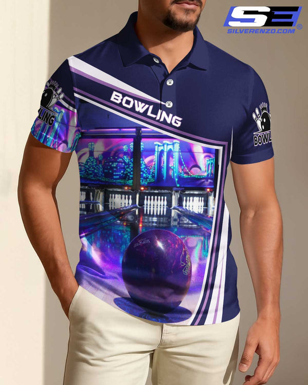 Personalized Bowling Club Men Women Polo Shirt Custom Name Bowling Team Jersey