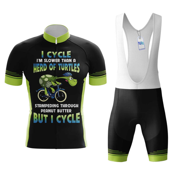 Turtle Cycle Men's Cycling Jersey Set, Road Bike Cycling Kit for Men, Biking Outfit, Bicycle Suit, Team Racing Uniform