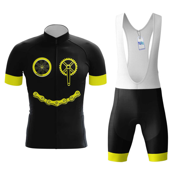 Emotion Men's Cycling Jersey Set, Road Bike Cycling Kit for Men, Biking Outfit, Bicycle Suit, Team Racing Uniform