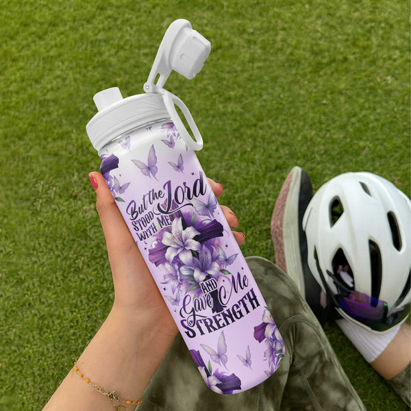 But The Lord Stood With Me Sport Bottle 24oz