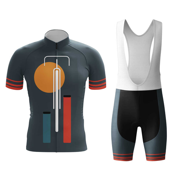 Bikehaus Men's Cycling Jersey Set, Road Bike Cycling Kit for Men, Biking Outfit, Bicycle Suit, Team Racing Uniform