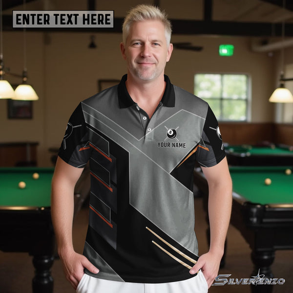 Billiards Ball Pool Personalized Men Women Polo Shirt Custom Billiard Team Jersey
