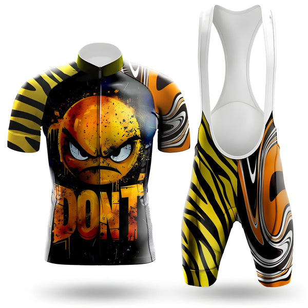 Angry Emoticons Men's Cycling Jersey Set, Road Bike Cycling Kit for Men, Biking Outfit, Bicycle Suit, Team Racing Uniform
