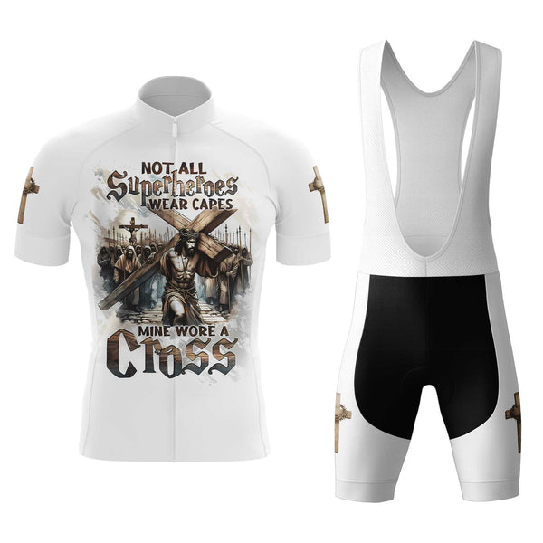 Jesus Cross Men's Cycling Jersey Set, Road Bike Cycling Kit for Men, Biking Outfit, Bicycle Suit, Team Racing Uniform