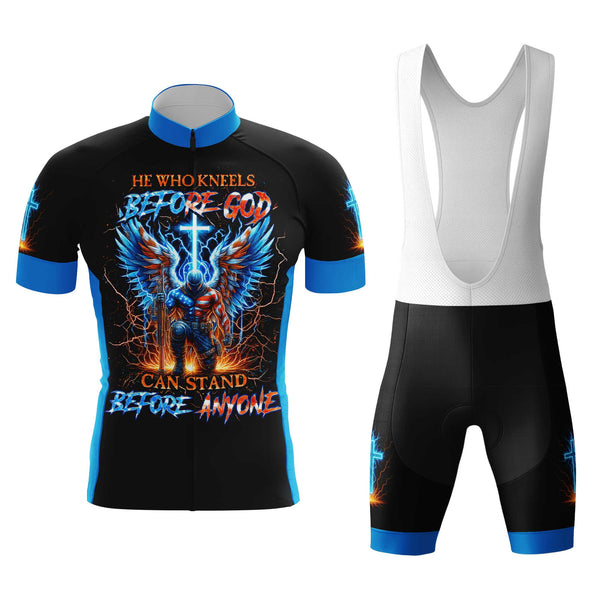 He Who Kneels Before God Men's Cycling Jersey Set, Road Bike Cycling Kit for Men, Biking Outfit, Bicycle Suit, Team Racing Uniform