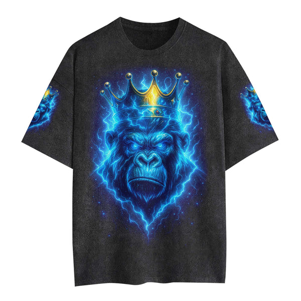King Kong Men's Gym T-Shirt, Workout Shirt, Oversized Pump Cover Tee