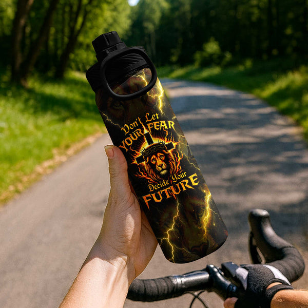 Fear & Future Lion Cross Sport Bottle 24oz