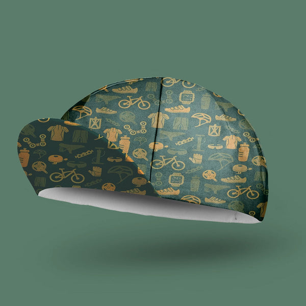 Bicycle Equipment Pattern Cycling Cap