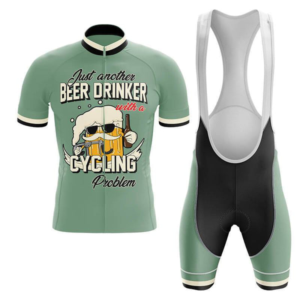 A Beer Drinker Men's Cycling Jersey Set, Road Bike Cycling Kit for Men, Biking Outfit, Bicycle Suit, Team Racing Uniform