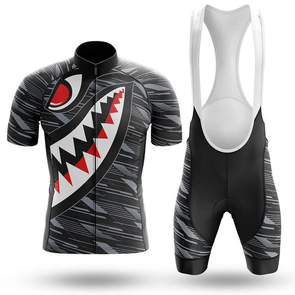 Classic Shark Men's Cycling Jersey Set, Road Bike Cycling Kit for Men, Biking Outfit, Bicycle Suit, Team Racing Uniform