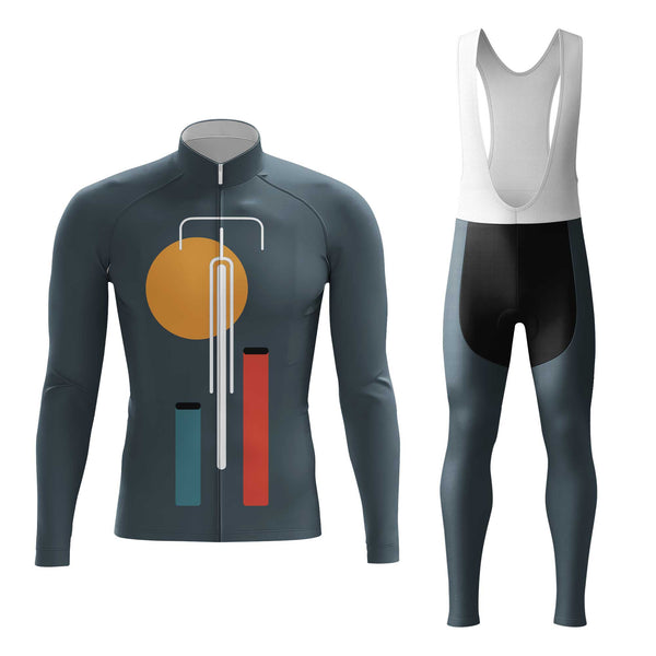 Bikehaus Men's Cycling Jersey Set, Road Bike Cycling Kit for Men, Biking Outfit, Bicycle Suit, Team Racing Uniform