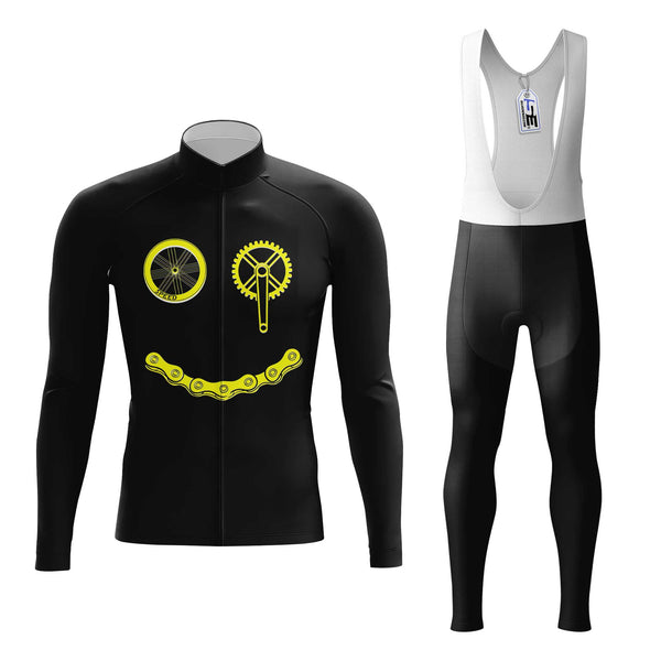 Emotion Men's Cycling Jersey Set, Road Bike Cycling Kit for Men, Biking Outfit, Bicycle Suit, Team Racing Uniform