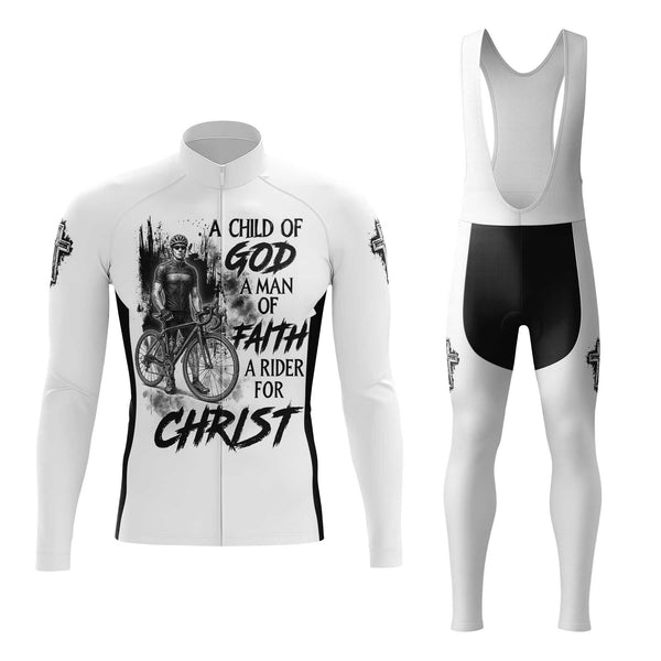 A Child Of God Men's Cycling Jersey Set, Road Bike Cycling Kit for Men, Biking Outfit, Bicycle Suit, Team Racing Uniform