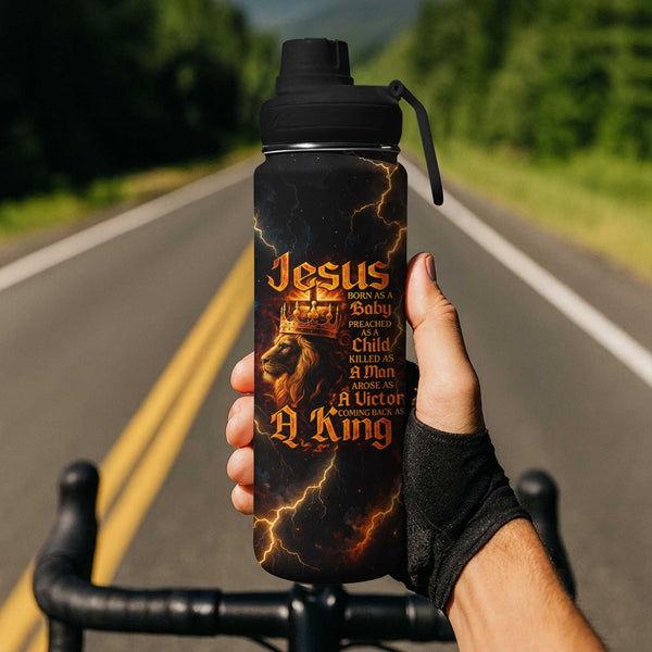 Jesus A King Sport Bottle 24oz