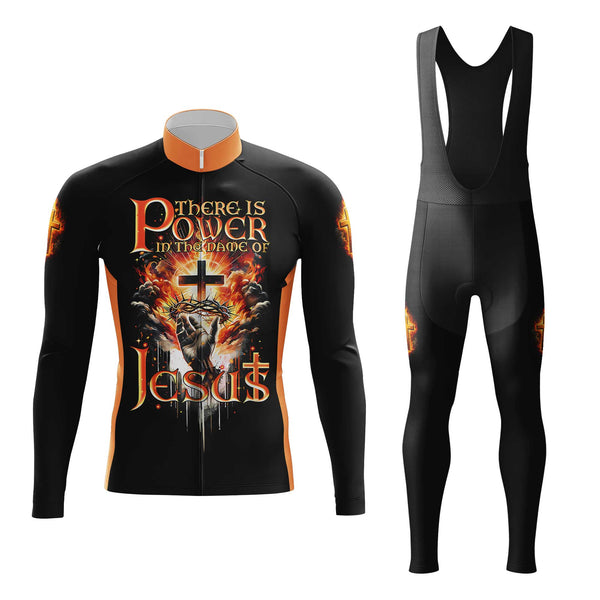 Power Of Jesus Men's Cycling Jersey Set, Road Bike Cycling Kit for Men, Biking Outfit, Bicycle Suit, Team Racing Uniform