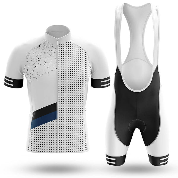 White Classic Men's Cycling Jersey Set, Road Bike Cycling Kit for Men, Biking Outfit, Bicycle Suit, Team Racing Uniform