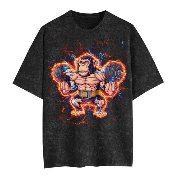 Kinda Fit Sorta Fat Men's Gym T-Shirt, Workout Shirt, Oversized Pump Cover Tee