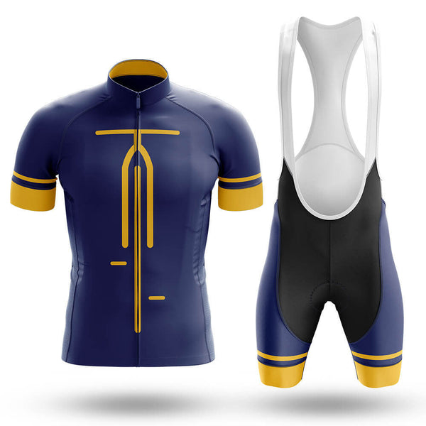 Minimal Bicycle Men's Cycling Jersey Set, Road Bike Cycling Kit for Men, Biking Outfit, Bicycle Suit, Team Racing Uniform