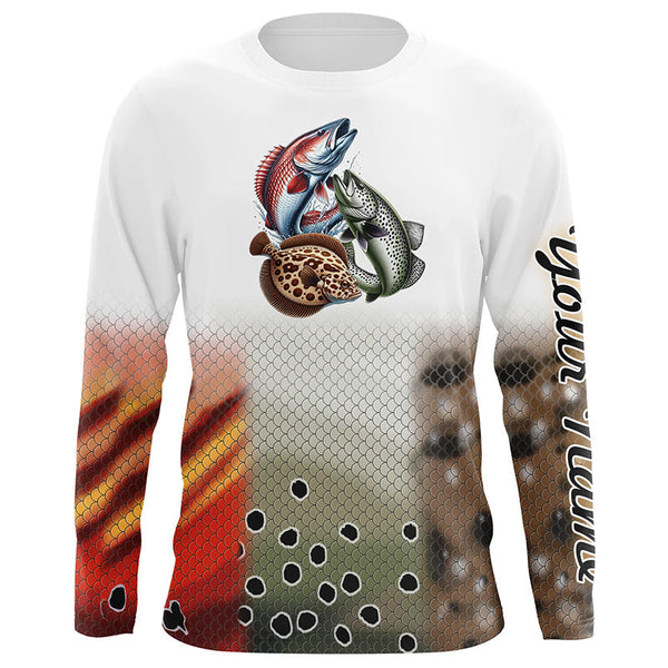 Fishing Texas Slam Personalized Men Women Long Sleeve Shirt Custom Fishing Apparel