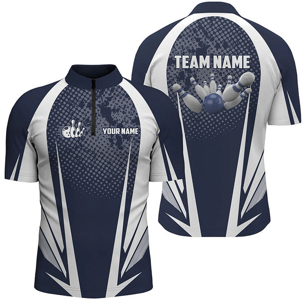 Bowling Ball And Pins Personalized Men Women Polo Shirt Custom Bowling Team Jersey