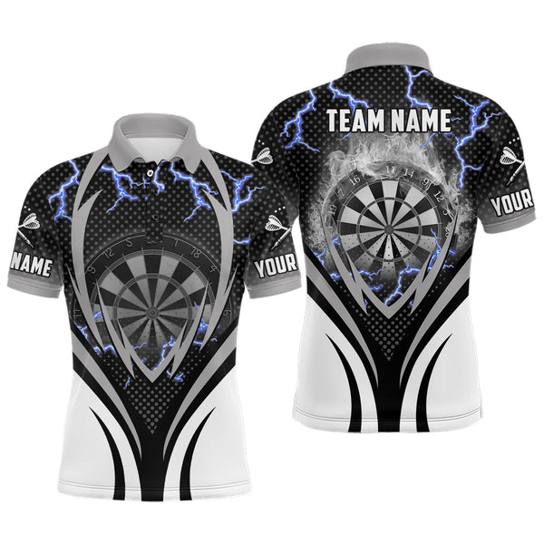 Dart Thunder Lightning Personalized Men Women Polo Shirt Custom Darts Team Jersey