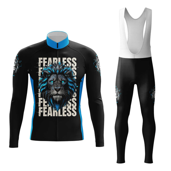 Fearless Lion Men's Cycling Jersey Set, Road Bike Cycling Kit for Men, Biking Outfit, Bicycle Suit, Team Racing Uniform