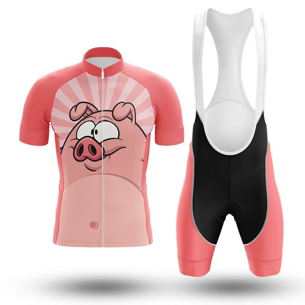 Pig Men's Cycling Jersey Set, Road Bike Cycling Kit for Men, Biking Outfit, Bicycle Suit, Team Racing Uniform