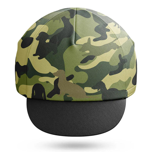 Camo Dachshund Cycling Cap