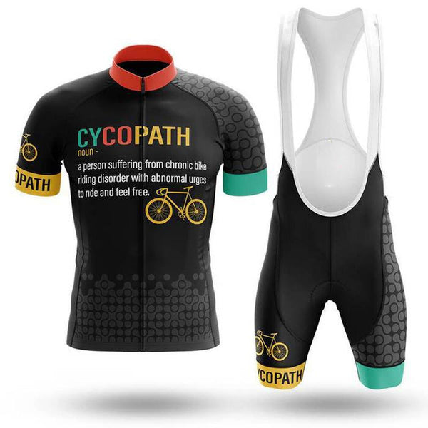 Cycopath Men's Cycling Jersey Set, Road Bike Cycling Kit for Men, Biking Outfit, Bicycle Suit, Team Racing Uniform