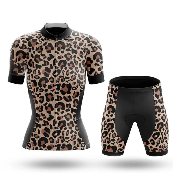 Leopard Women's Cycling Jersey Set, Road Bike Cycling Kit for Women, Biking Outfit, Bicycle Suit, Team Racing Uniform