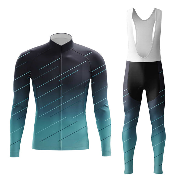 Gradient Men's Cycling Jersey Set, Road Bike Cycling Kit for Men, Biking Outfit, Bicycle Suit, Team Racing Uniform