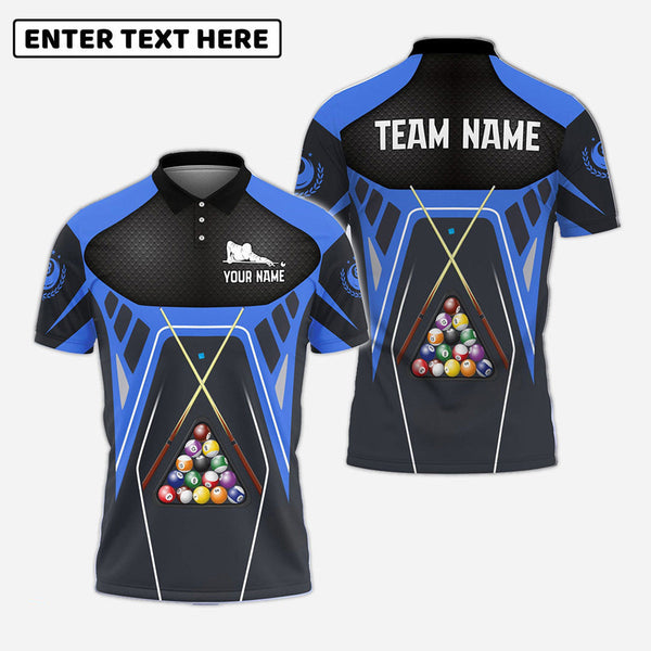 Billiards Ball Pool Personalized Men Women Polo Shirt Custom Billiard Team Jersey